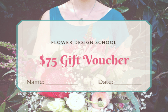 Floristry gift vouchers